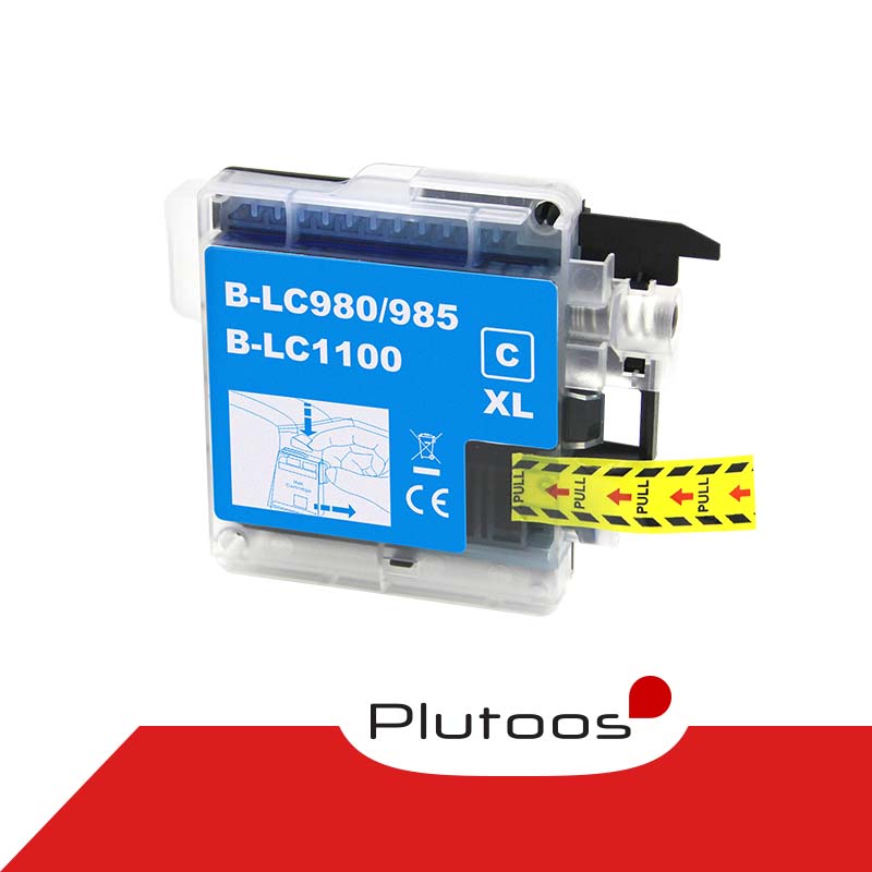 Plutoos LC-1100XL Cyan Druckerpatronen kompatibel zu Brother LC1100 XL