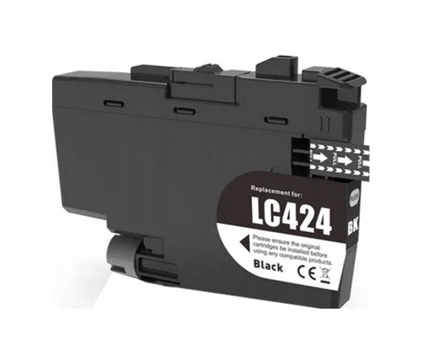 Plutoos LC-424 Black Druckerpatronen kompatibel zu Brother LC424