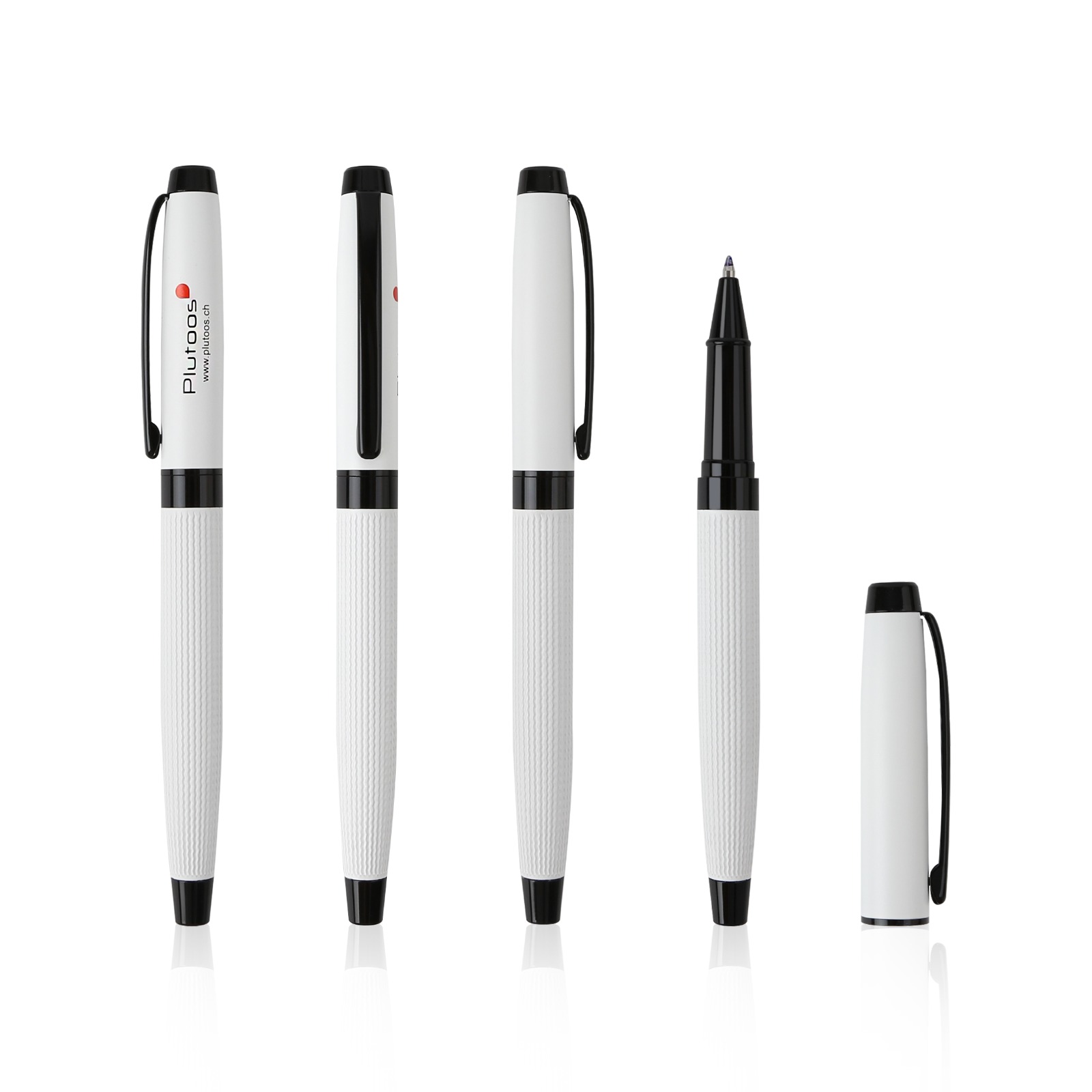 Plutoos Premium Gelschreiber – Vollmetall, königsblau