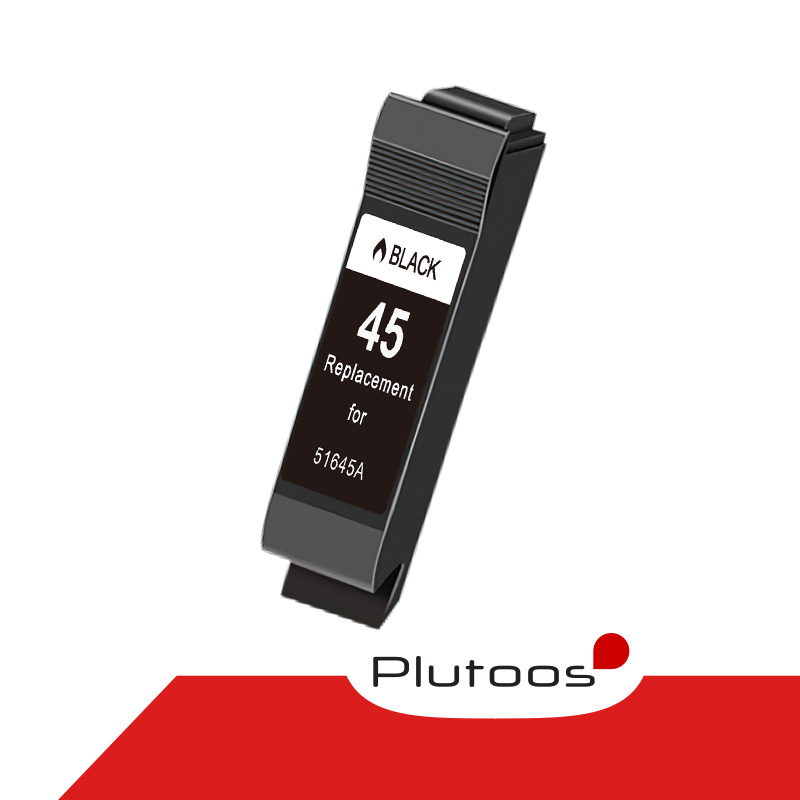 Plutoos 45XL Black Druckerpatronen kompatibel zu HP 45 XL 51645AE