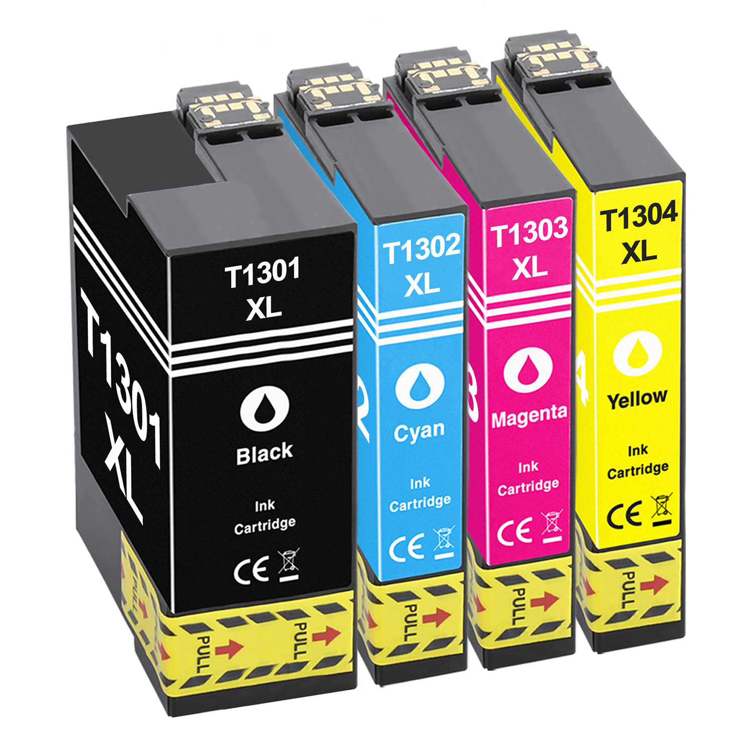 Epson T1301 T1302 T1303 T1304 Patrone kompatibel, 4er Farbset