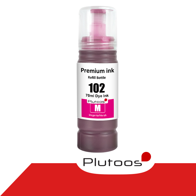Plutoos 102 Ecotank Magenta Ink kompatibel zu Epson 102 Ecotank