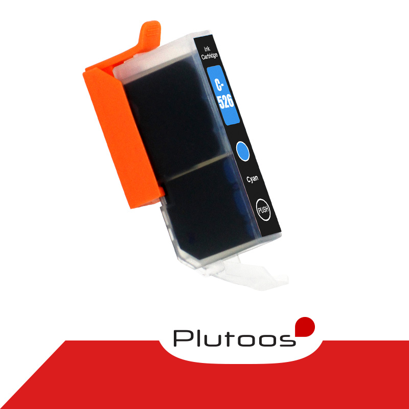 Plutoos CLI-526 Cyan Druckerpatronen kompatibel zu Canon CLI526 4541B001