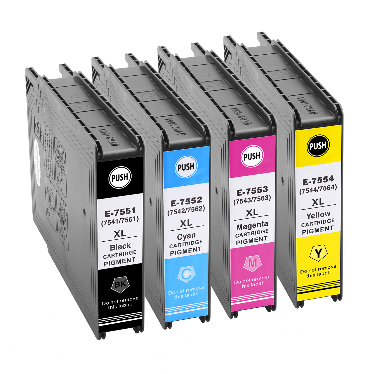 Epson T7551 T7552  T7553 T7554 Patrone XXL kompatibel, 4er Farbset