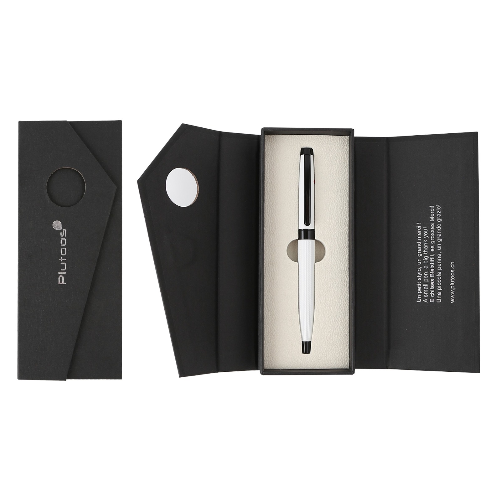 Plutoos Premium Gelschreiber – Vollmetall, königsblau