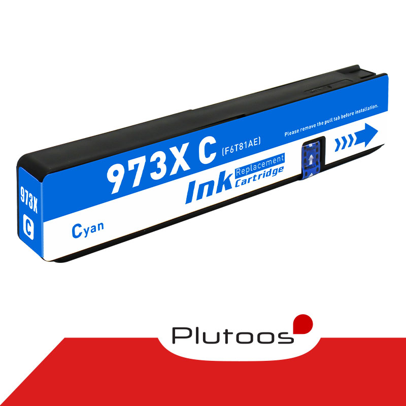 Plutoos 973X Cyan Druckerpatronen kompatibel zu HP 973 X F6T81AE