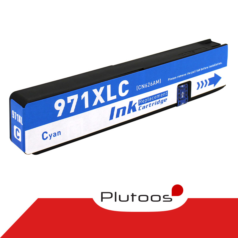 Plutoos 971XL Cyan Druckerpatronen kompatibel zu HP 971 XL CN626AE
