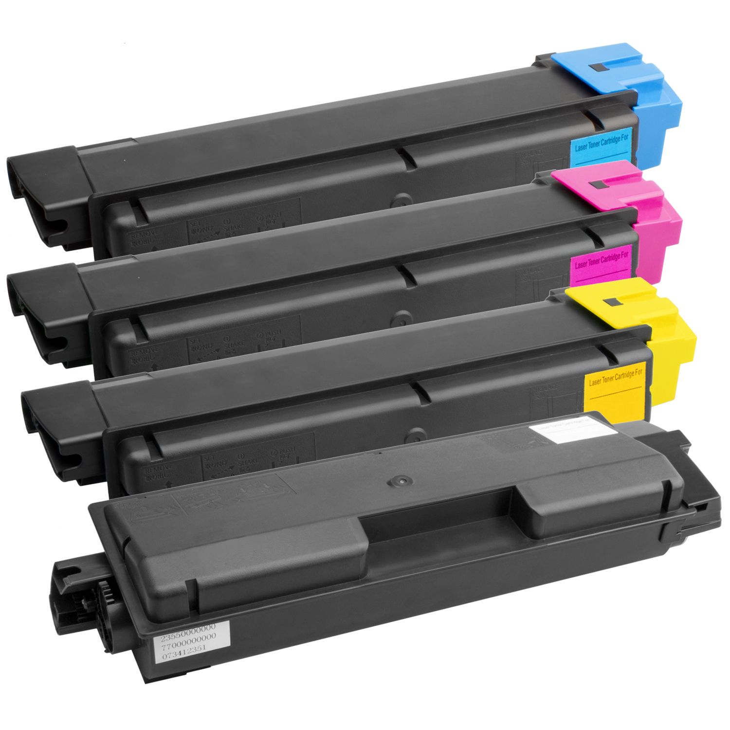 Kyocera TK-550 Toner XXL kompatibel, 4er Farbset