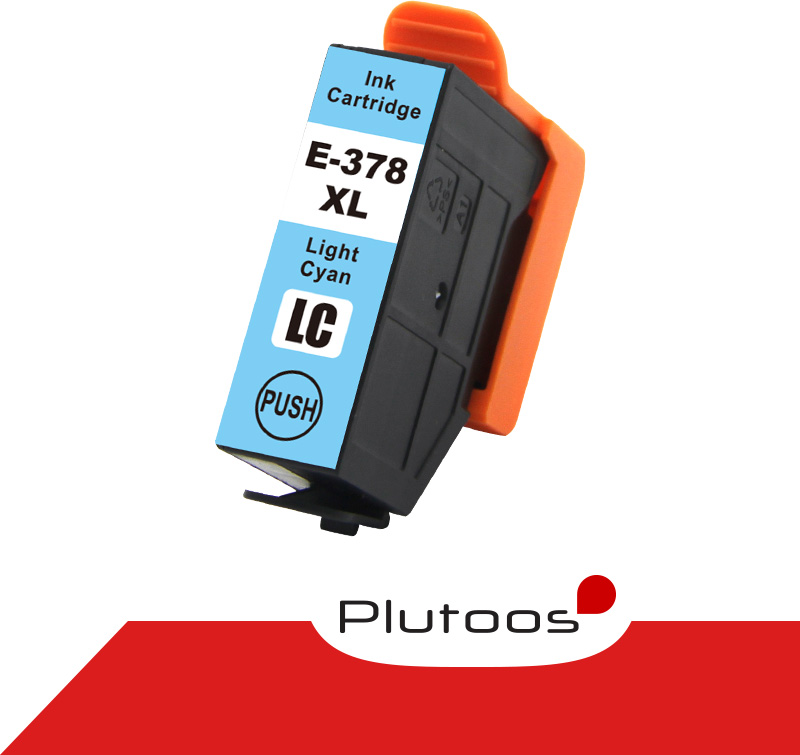 Plutoos 378XL Light Cyan Druckerpatronen kompatibel zu Epson 378 XL C13T37854010