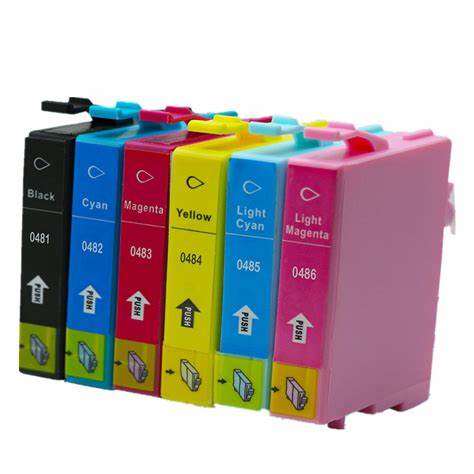 Epson T0487 Patrone XXL kompatibel, 6er Farbset