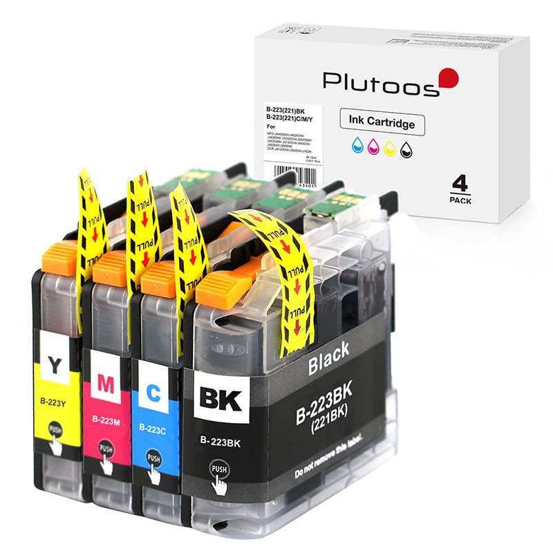 Plutoos LC-223 Multipack Druckerpatronen kompatibel zu Brother LC223 4-pack