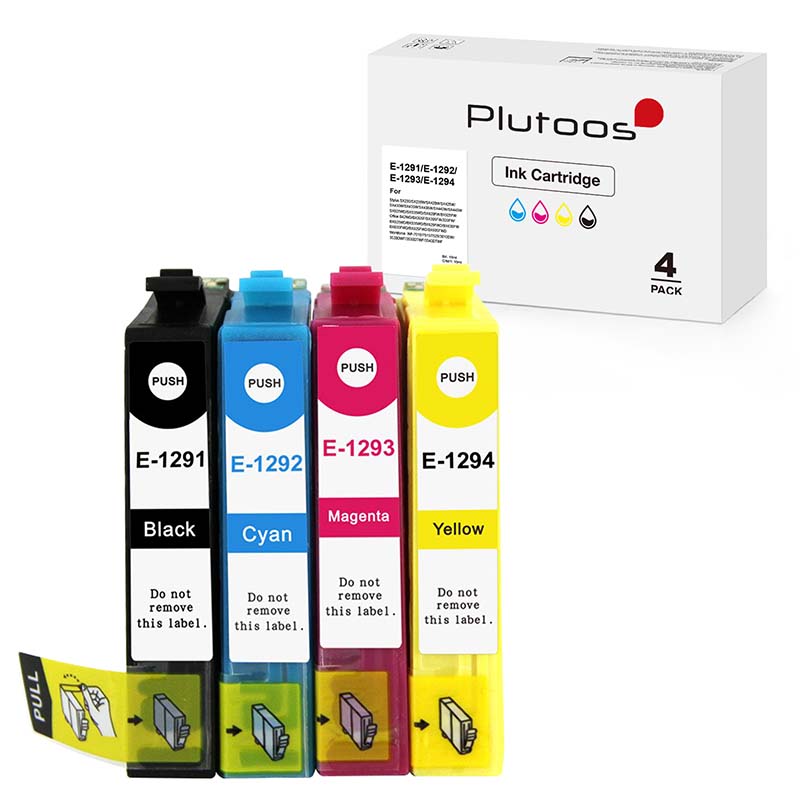 Epson T1291XL T1292XL T1293XL T1294XL Patrone XXL kompatibel, 4er Farbset