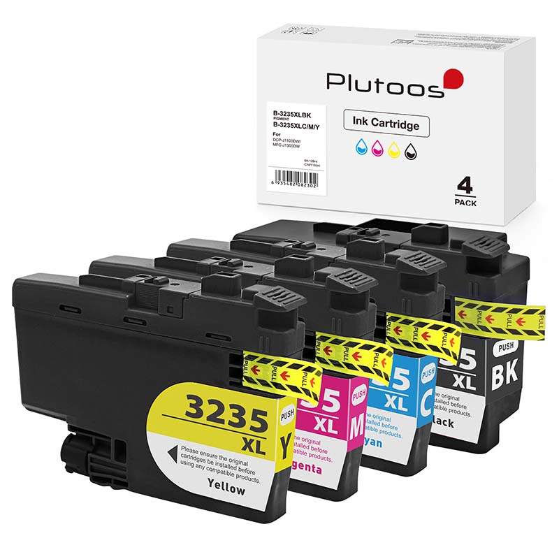 Plutoos LC-3235 XL Multipack Druckerpatronen kompatibel zu Brother LC3235 XL 4-Pack