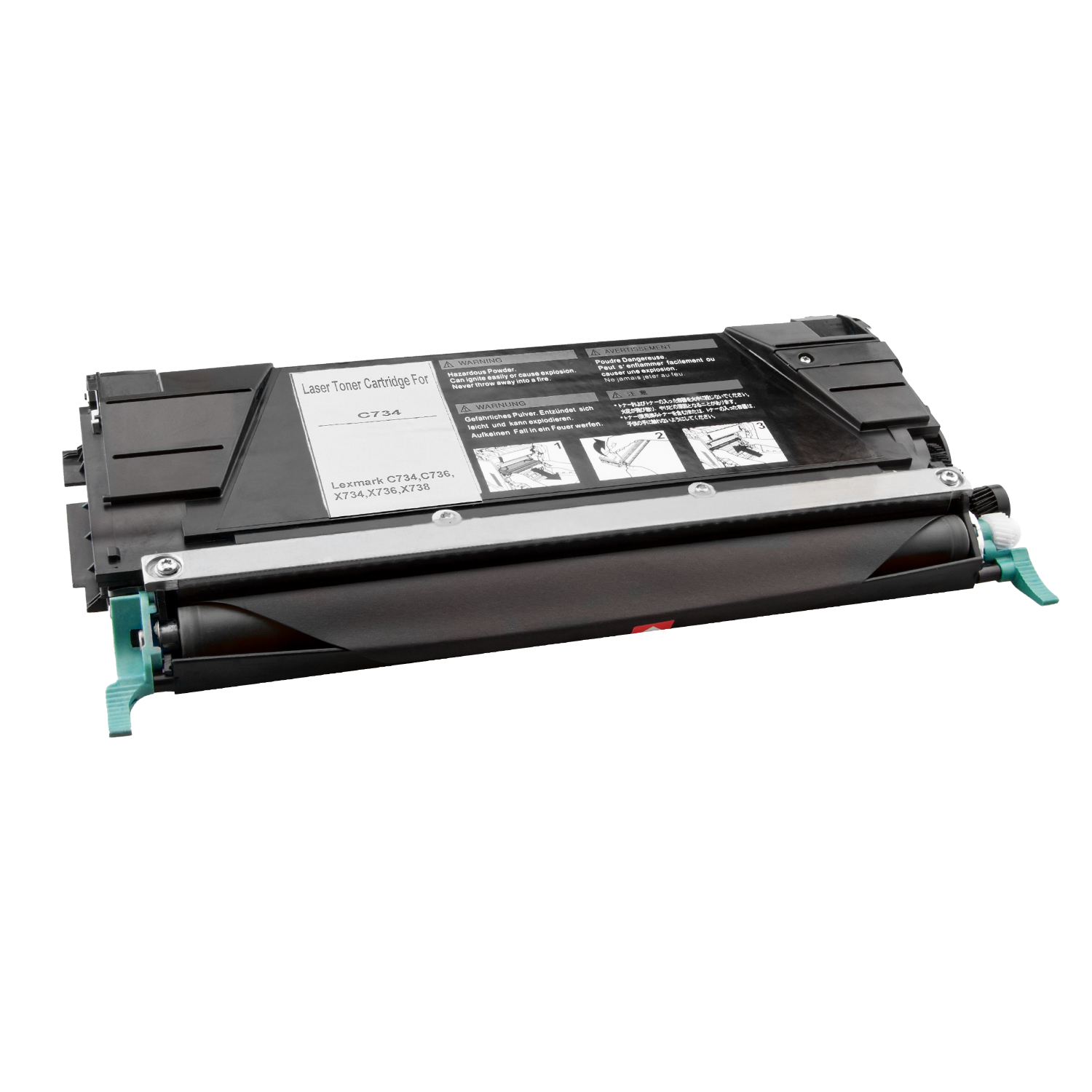 Lexmark C734 Toner XXL kompatibel, Black