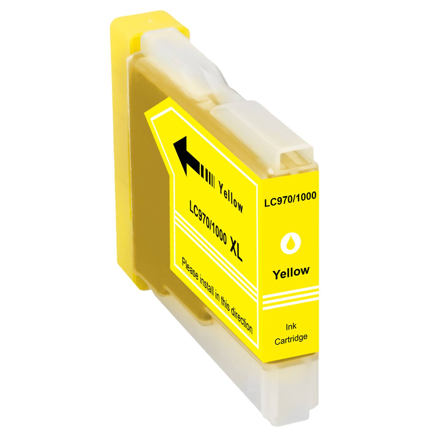 Brother LC-970 LC1000 LC960 Patrone kompatibel, Yellow (LC-970Y)