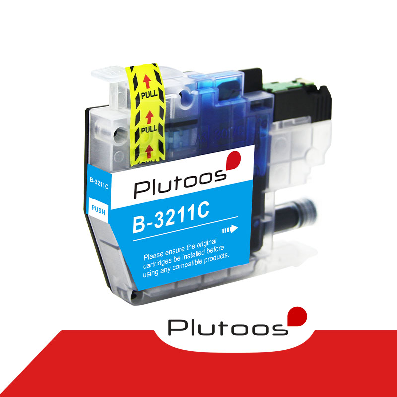 Plutoos LC-3211 Cyan Druckerpatronen kompatibel zu Brother LC3211C