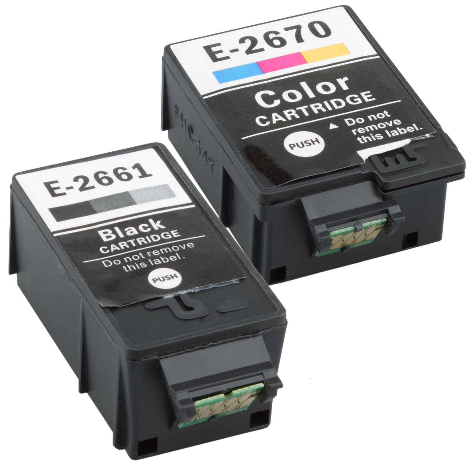 Epson T266 T267 Patrone XXL kompatibel, 2er Set BK+CL