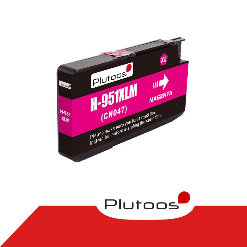 Plutoos 951XL Magenta Druckerpatronen kompatibel zu HP 951XL CN047AE