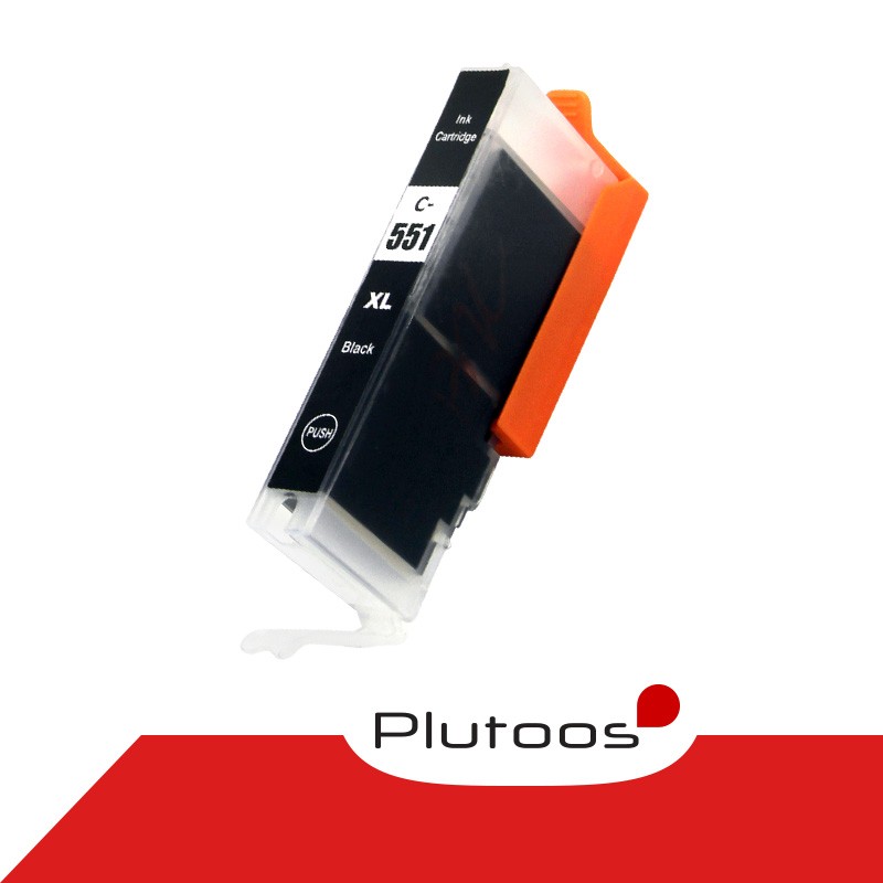 Plutoos CLI-551 Photoblack Druckerpatronen kompatibel zu Canon CLI551 6443B001