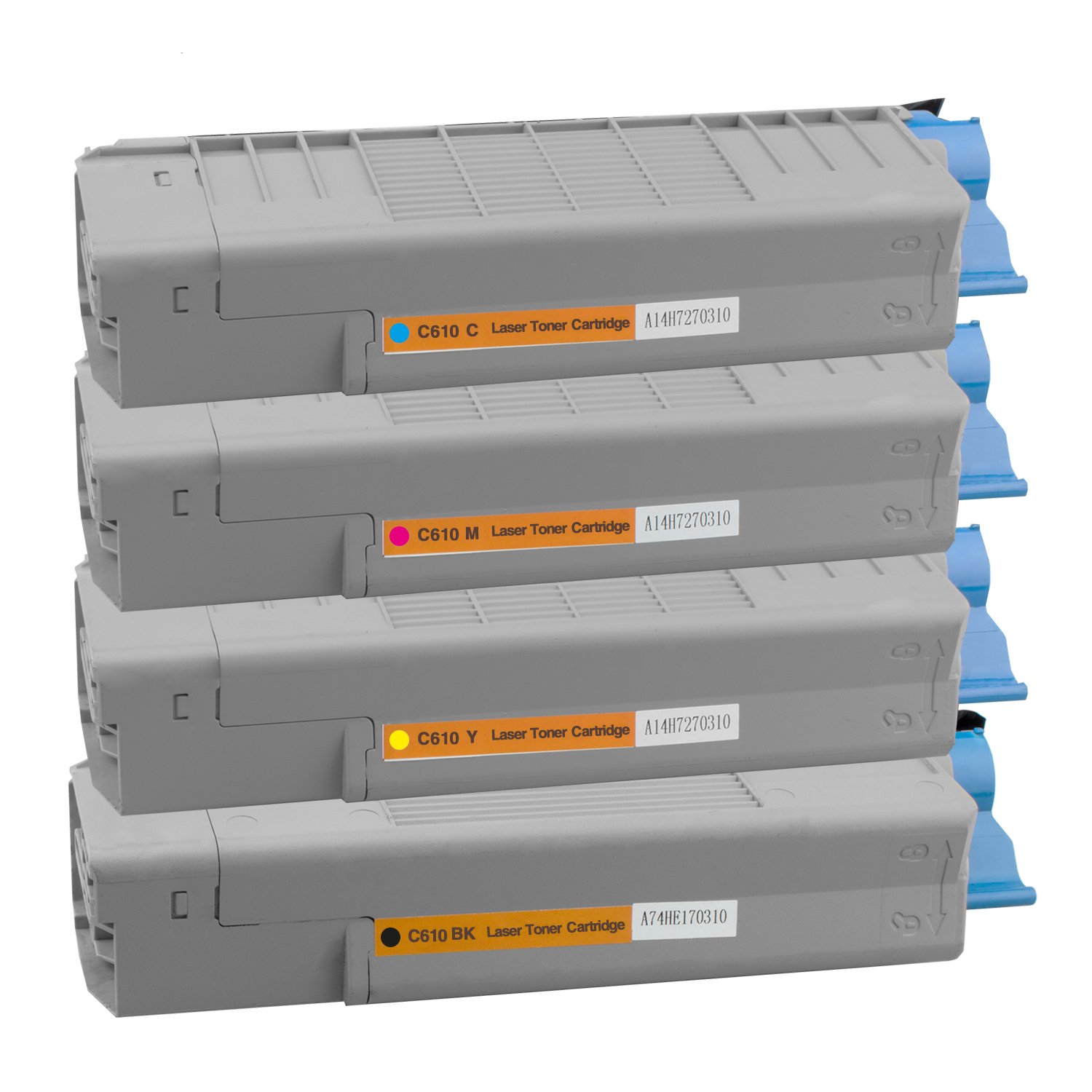 Oki C610 Toner XXL kompatibel, 4er Farbset