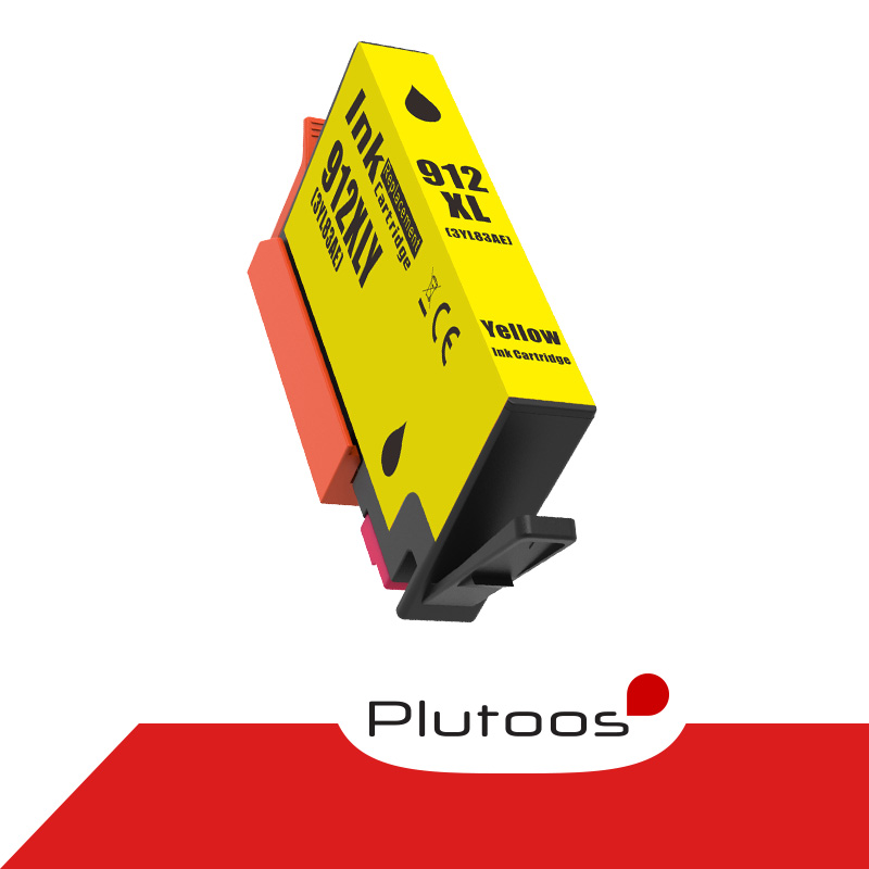Plutoos 912XL Yellow Druckerpatronen kompatibel zu HP 912 XL 3YL83AE