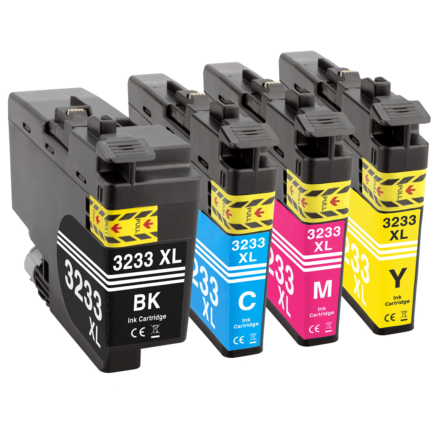 Plutoos LC-3233 Multipack Druckerpatronen kompatibel zu Brother LC3233 4-pack